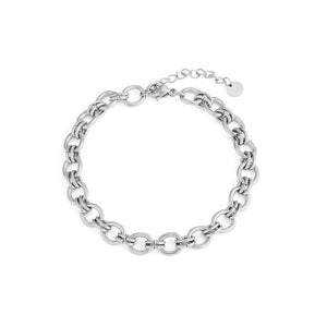 Armband runde Glieder Silber
