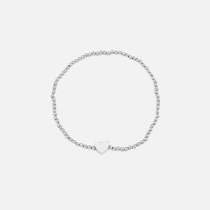 Armband Stretch Herz Silber