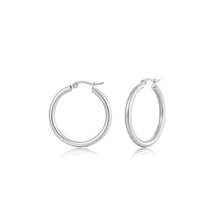 Basic Ohrringe 2cm Silber
