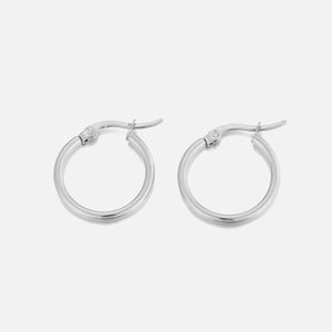 Basic Ohrringe 2cm Silber