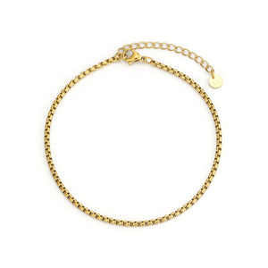 Collier Armband 2 mm Gold
