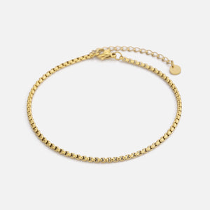 Collier Armband 2 mm Gold