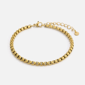 Collier Armband 4 mm Gold