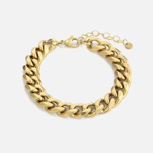 Cuban Armband 10 mm Gold