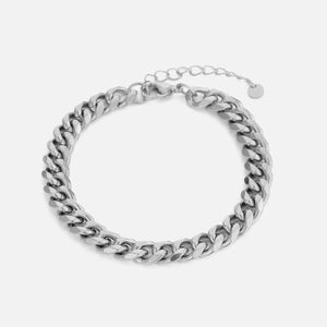 Cuban Armband 8 mm Silber
