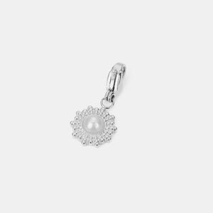 DYO Blume mit Perle Silber