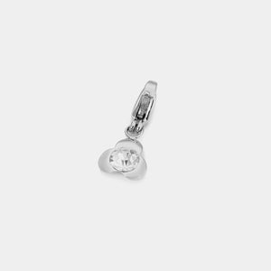 DYO Blume mit Stein Silber