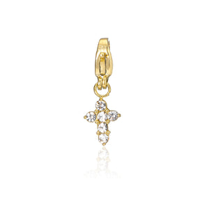 DYO Kreuz mit Steinen Gold