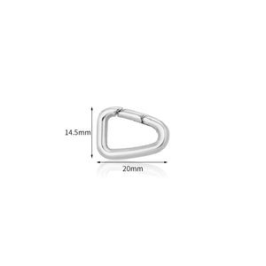 DYO Premium Clip Dreieck SIlber