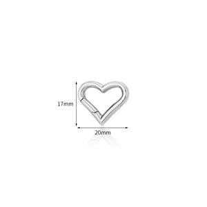 DYO Premium Clip Herz Silber