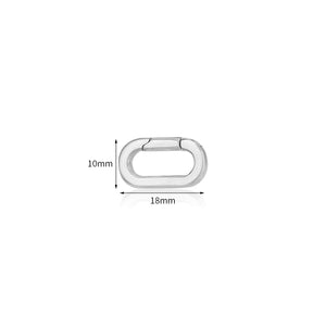 DYO Premium Clip oval Silber