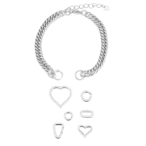 DYO Premium Gliederarmband Silber