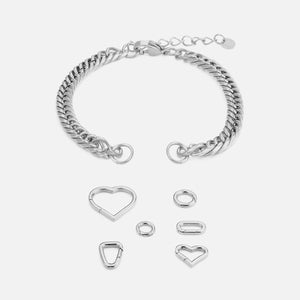 DYO Premium Gliederarmband Silber