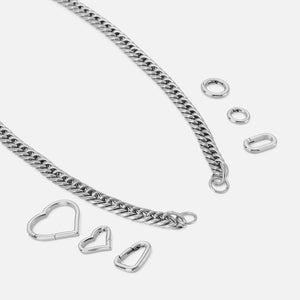 DYO Premium Gliederhalskette 5 mm Silber