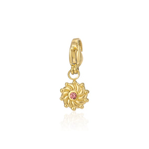 DYO Sonne mit rosa Stein Gold