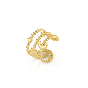 Ear Cuff Cosmos Gold