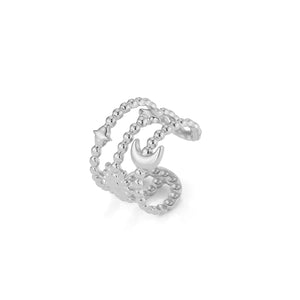Ear Cuff Cosmos Silber