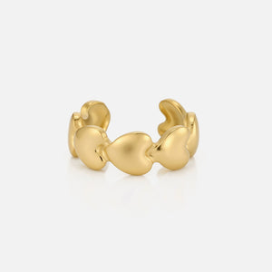 Ear Cuff Fancy Herzen Gold