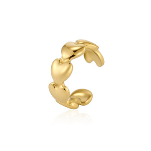 Ear Cuff Fancy Herzen Gold