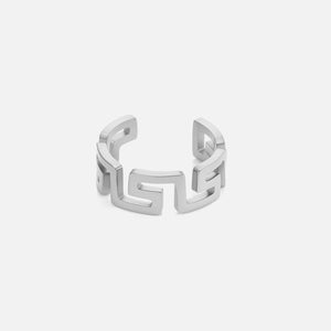 Ear Cuff Luxus-Muster Silber