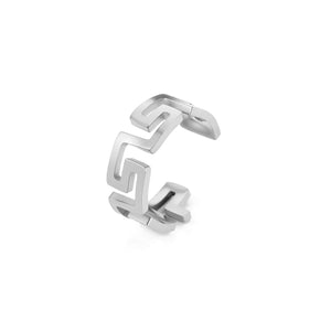 Ear Cuff Luxus-Muster Silber