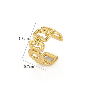 Ear Cuff Statement-Glieder Gold
