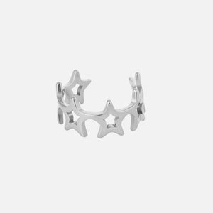 Ear Cuff verbundene Sterne Silber