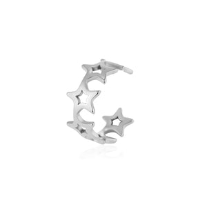 Ear Cuff verbundene Sterne Silber