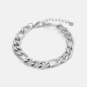 Figaro Armband 10 mm Silber