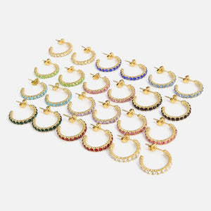 Geburtsstein Ohrringe Gold