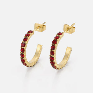 Geburtsstein Ohrringe Gold