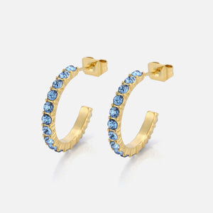 Geburtsstein Ohrringe Gold