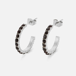 Geburtsstein Ohrringe Silber