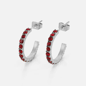 Geburtsstein Ohrringe Silber