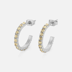 Geburtsstein Ohrringe Silber