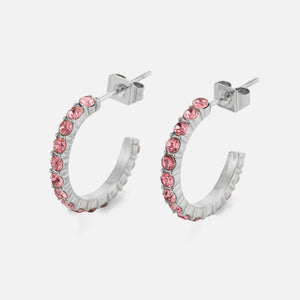 Geburtsstein Ohrringe Silber