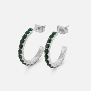 Geburtsstein Ohrringe Silber