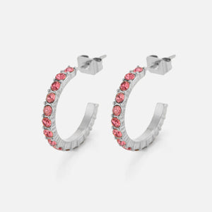 Geburtsstein Ohrringe Silber