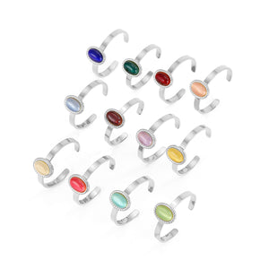 Geburtsstein Ring Silber