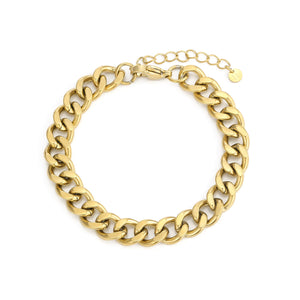 Gliederarmband 10 mm Gold