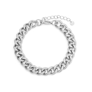 Gliederarmband 10 mm Silber