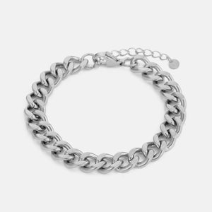 Gliederarmband 10 mm Silber