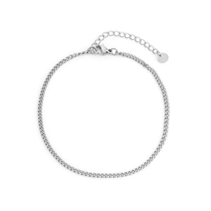 Gliederarmband 2 mm Silber