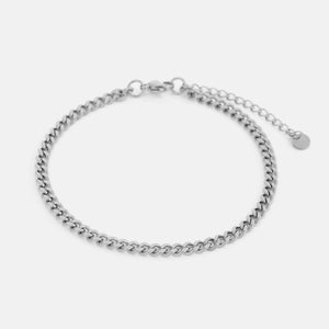 Gliederarmband 4 mm Silber
