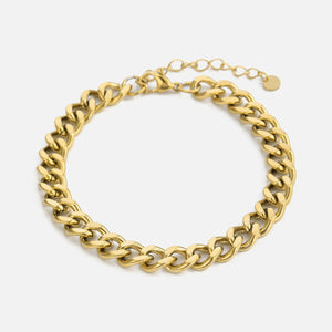 Gliederarmband 8 mm Gold