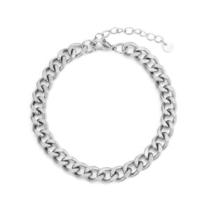 Gliederarmband 8 mm Silber