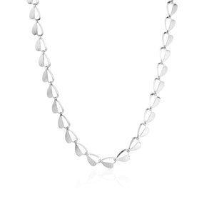 Halskette halbe Herzen Silber