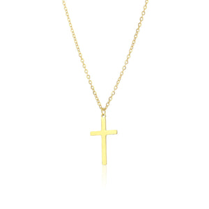 Halskette Kreuz Gold Groß