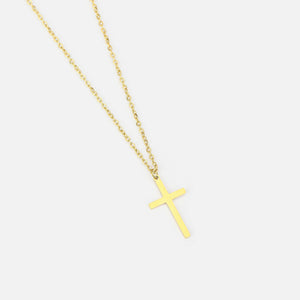 Halskette Kreuz Gold Groß