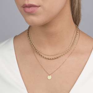 Halskette Münze Gold